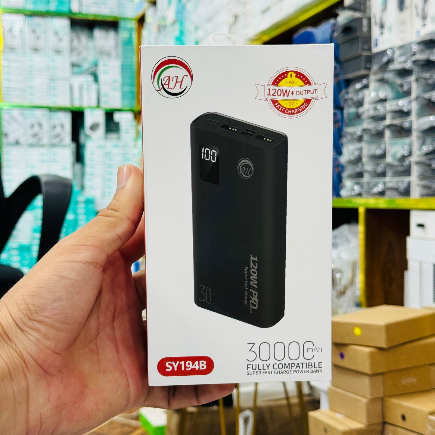 30000 mAh Power Bank, Imported - Fonikmart